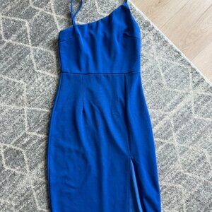 Lulus One-Shoulder Midi Dress